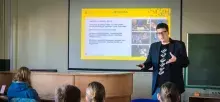 był dr Maksym Kempiński z Centrum Szyfrów Enigma – Poznańskiego Centrum Dziedzictwa