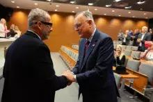 Medal Bene merito et merenti dla Prof. Johna Dunna z Valdosta State University / USA