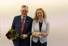 Medal Bene merito et merenti dla Prof. Johna Dunna z Valdosta State University / USA