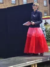 Pokaz mody zero waste podczas Pikniku Nauki Fahrenheita 