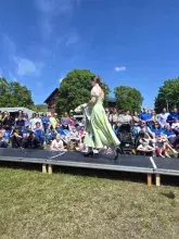 Pokaz mody zero waste podczas Pikniku Nauki Fahrenheita 