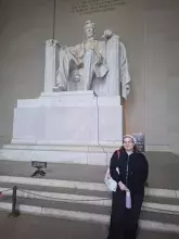 Wiktoria Choińska – studentka I roku MSU na kierunku Historia na Wydziale Historycznym UG w Valdosta State University / USA