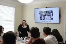Wiktoria Choińska – studentka I roku MSU na kierunku Historia na Wydziale Historycznym UG w Valdosta State University / USA