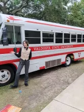 Wiktoria Szamotulska – studentka II roku Amerykanistyki na Wydziale Filologicznym UG w Valdosta State University / USA