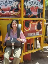 Wiktoria Szamotulska – studentka II roku Amerykanistyki na Wydziale Filologicznym UG w Valdosta State University / USA