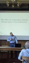 Dr Karol Kłodziński na międzynarodowej konferencji pt. "'Imperial Administration and the Roman Army" w Zurychu