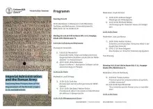 Dr Karol Kłodziński na międzynarodowej konferencji pt. "'Imperial Administration and the Roman Army" w Zurychu