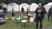 Profesor Wojciech Gajewski przemawia