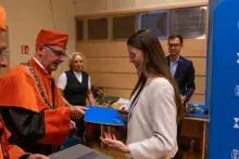 wręczenie nagród i wyróżnień w konkursie za najlepsze prace magisterskie 
