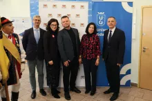 Uroczyste nadanie imienia Profesora Jerzego Sampa jednej z auli w budynku Wydziału Filologicznego i Wydziału Historycznego Uniwersytetu Gdańskiego