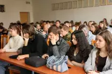 spotkanie z prof. Marcinem Napiórkowskim na WH