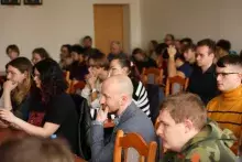 spotkanie z prof. Marcinem Napiórkowskim na WH