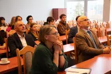 wykład prof. Nataliji Swynarenko z Charkowskiego Narodowego Uniwersytetu Ekonomicznego im. Siemiona Kuzniecowa w Ukrainie