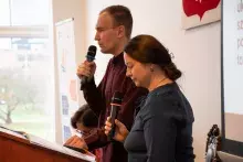 wykład prof. Nataliji Swynarenko z Charkowskiego Narodowego Uniwersytetu Ekonomicznego im. Siemiona Kuzniecowa w Ukrainie