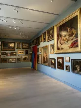 Mgr Marcin Tulibacki, doktorant w Szkole Doktorskiej przy Wydziale Historycznym na stażu naukowym NAWA