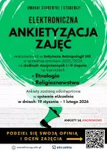 Ankietyzacja zajęć w Instytucie Antropologii UG 