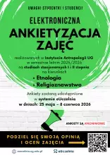 Ankietyzacja zajęć w Instytucie Antropologii UG 