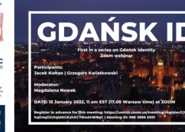 Gdańsk ID” Zoom webinar, January 15th, 2022