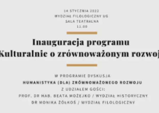 prof. dr hab. Beata Możejko w  dyskusji Humanistyka (dla) zrównoważonego rozwoju w ramach Programu…