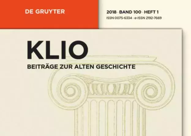 Artykuł dr. Karola Kłodzińskiego w czasopiśmie "Klio. Beiträge zur Alten Geschichte"