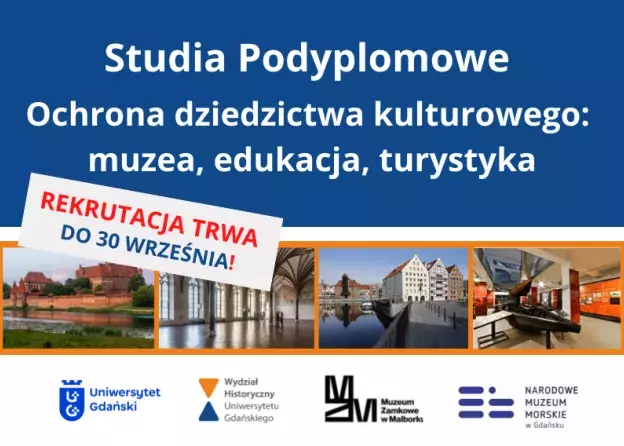 Nowe Studia Podyplomowe Ochrona dziedzictwa kulturowego: muzea, edukacja, turystyka