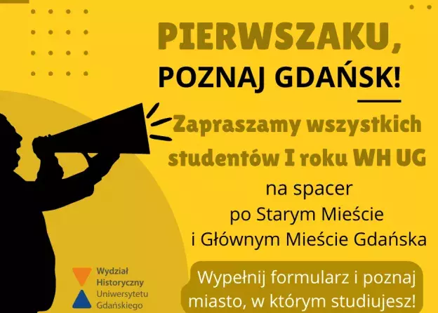 Samorząd Studencki WH zaprasza studentów 1 roku studiów na wspólny spacer po Gdańsku!
