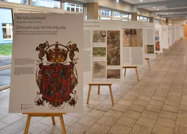 Wystawa „Nie tylko Zamoyski. Polscy padewczycy i ich herby” na Wydziale Historycznym