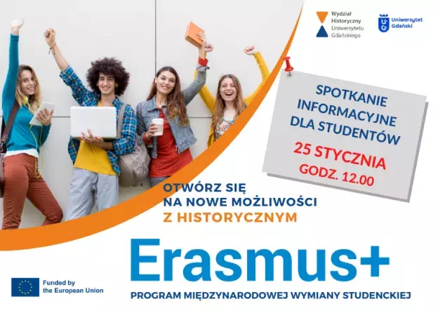 Spotkanie informacyjne dot. programu Erasmus+ dla studentów Wydziału Historycznego