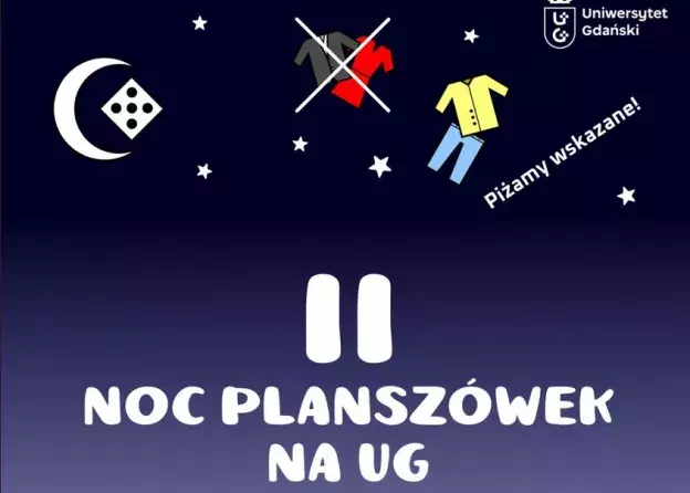 Noc Planszówek na Uniwersytecie Gdańskim 2023