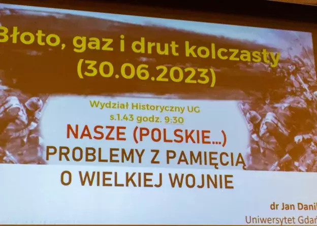 Pokaz filmowy "Błoto, Gaz i Drut Kolczasty - Zapomniana I Wojna Światowa."