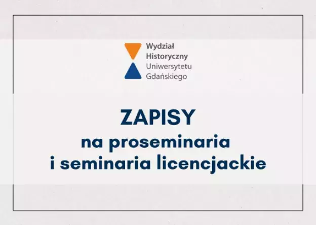 Zapisy na seminaria i proseminaria - HSSL i KiTH