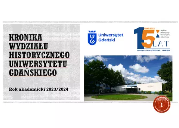 Najnowsza Kronika Wydziału Historycznego za rok akademicki 2023/2024