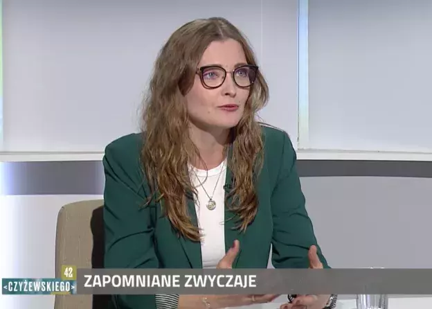 Dr Aleksandra Paprot-Wielopolska w programie „Czyżewskiego 42” TVP3 Gdańsk