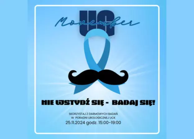 Zapisz się na darmowe badania w ramach akcji Movember