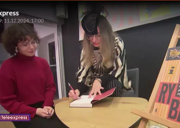 Książka dr hab. Moniki Milewskiej w Przedziale Literackim Teleexpressu