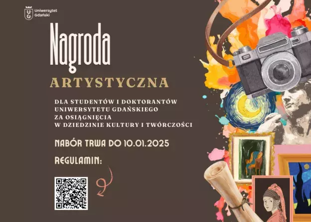 Nagroda Artystyczna dla Studentów i Doktorantów Uniwersytetu Gdańskiego za Osiągnięcia w Dziedzinie…