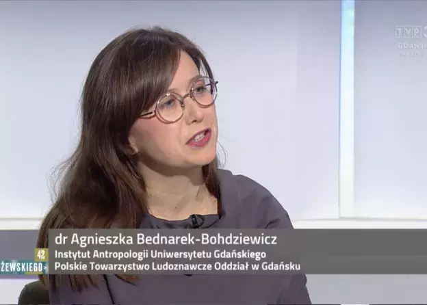 Dr Agnieszka Bednarek-Bohdziewicz w programie „Czyżewskiego 42” TVP3 Gdańsk