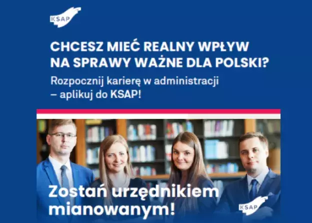Rozpocznij karierę w administracji publicznej! Rekrutacja do KSAP trwa!