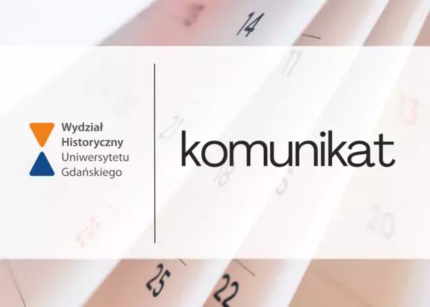 Praca na Wydziale Historycznym w piątek 20…