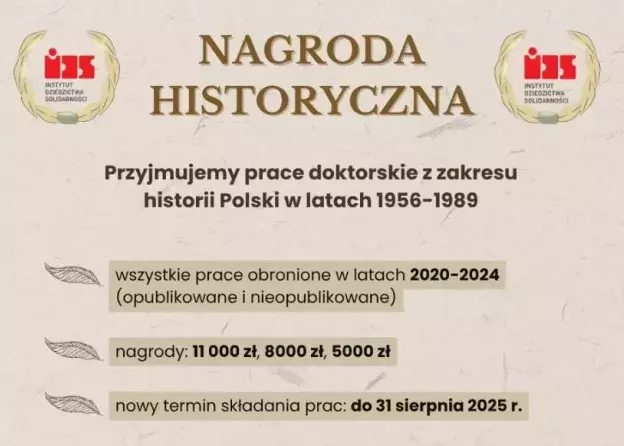Konkurs Instytutu Dziedzictwa Solidarności na…