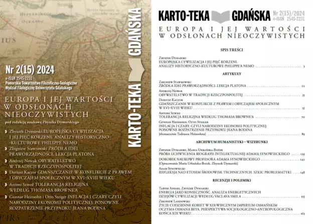 Europa i jej wartości w odsłonach nieoczywistych w nowym numerze "Karto-Teki Gdańskiej"