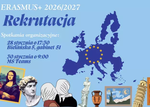 Spotkania związane z rekrutacją na program ERASMUS+ dla osób studiujących w IHS