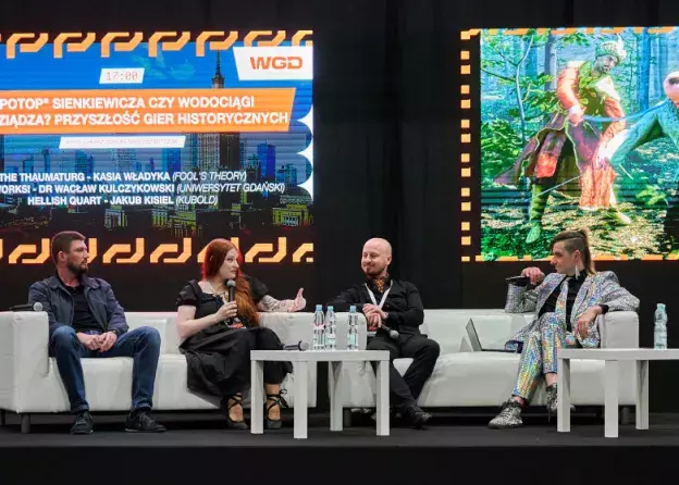 Dr Wacław Kulczykowski na scenie Warsaw Game Days 2026