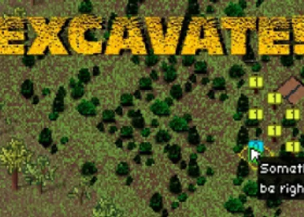 Archeologiczna gra komputerowa "Excavate!" na festiwalu w Czechach